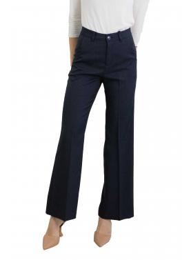 Pantalone palazzo tinta unita  "Mary"